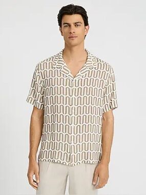Express Short Sleeve Button Down Shirt